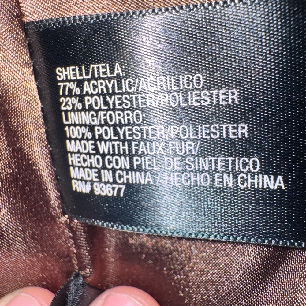 East 5th Animal Print Teddy Jacket - Picture 8 of 12